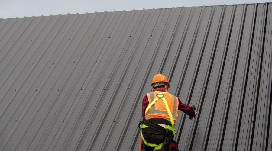 Professional metal roof installation in Eielson Afb, AK